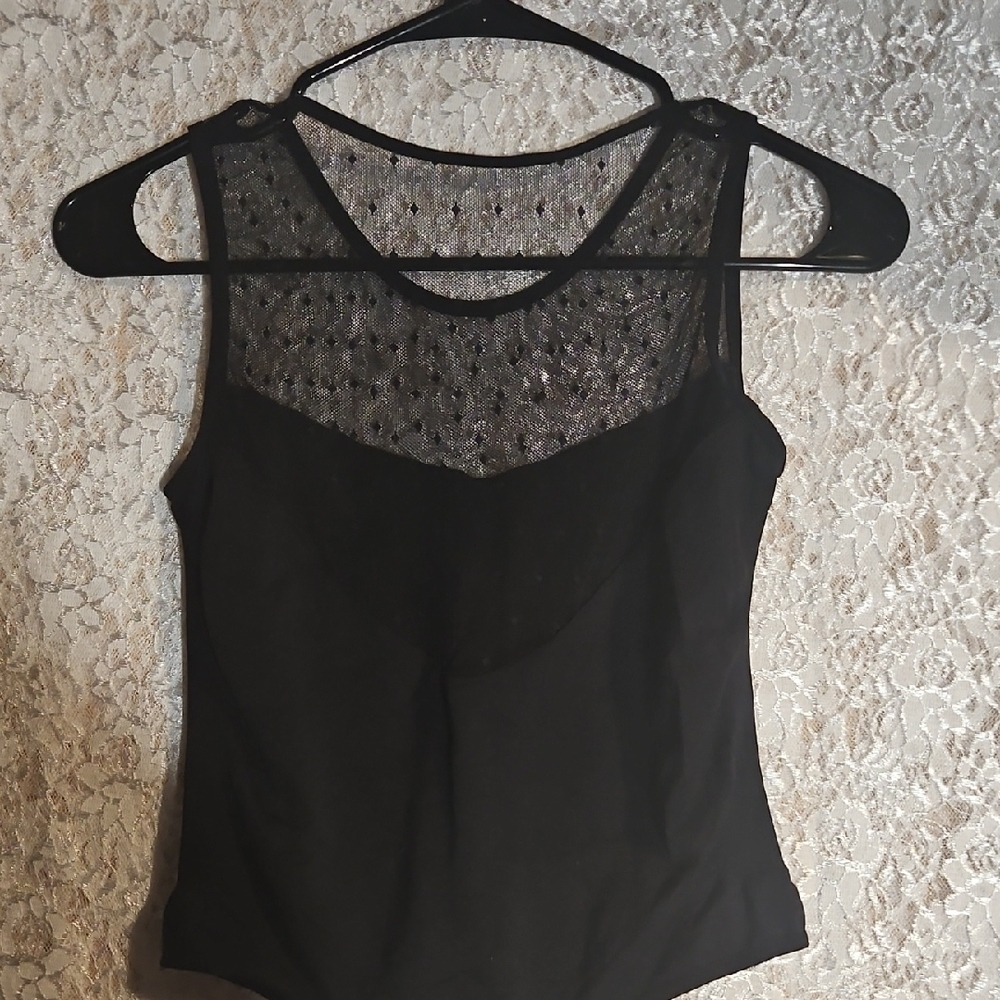 Cotton Candy Black Sheer Lace Chemise